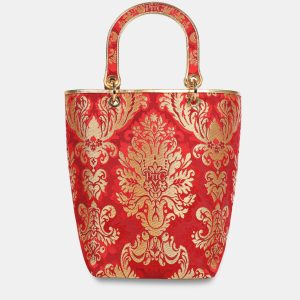 Erma Classic Broccato Filo Oro - Rosso/Oro