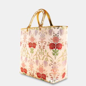 Erma Maxi Lampasso Filo Oro - Bianco