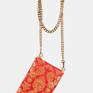 Astra Cross Body Broccato Filo Oro Disegno Small