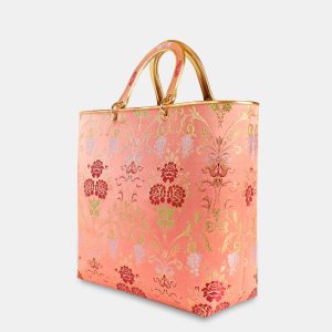 Erma Maxi Lampasso Filo Oro - Rosa