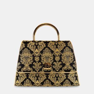 Lingotta Broccato Filo Oro Disegno Small