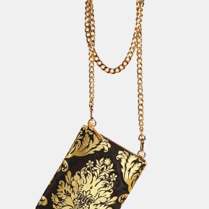 Astra Cross Body Broccato Filo Oro Disegno Regular